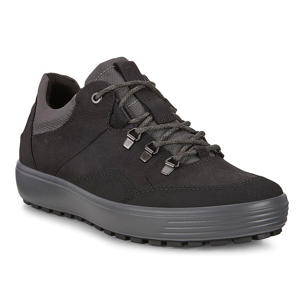 Ecco Soft 7 Tred Mens Gore Tex Shoes In Black Online - India NVT-130584